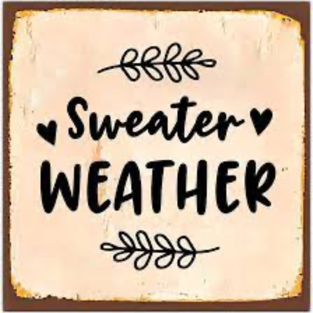 Sweater sign